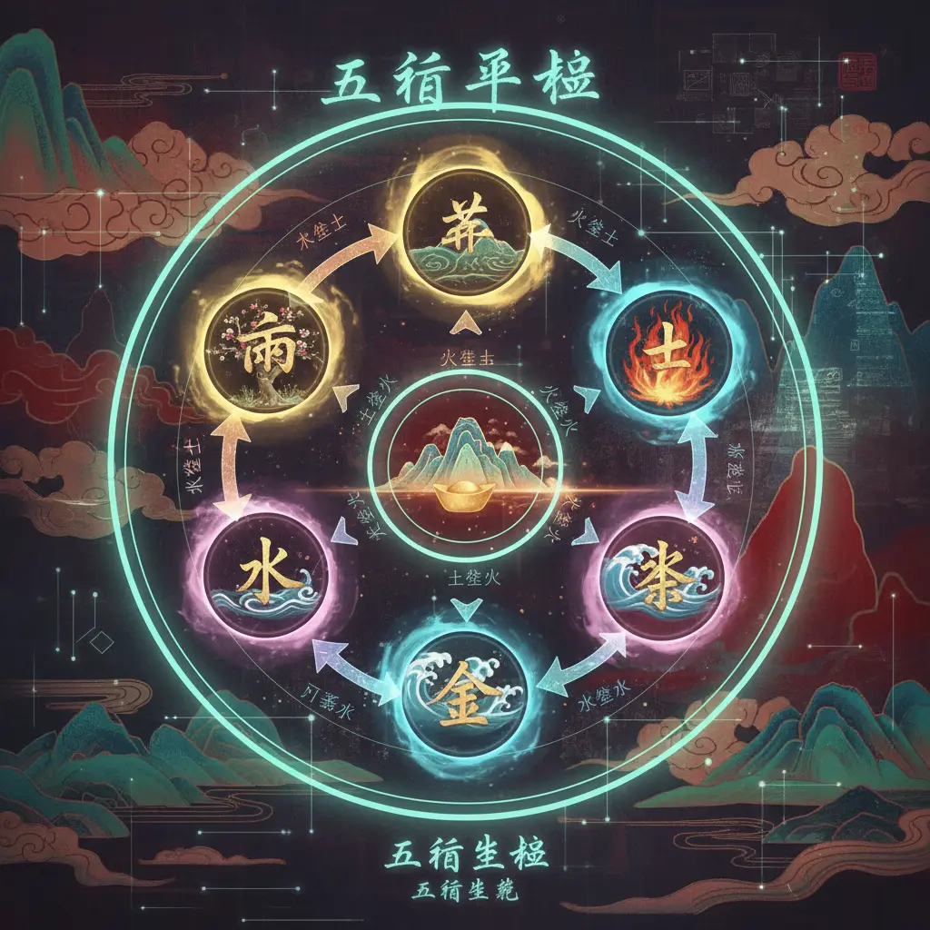 五行平衡 - 五行生剋