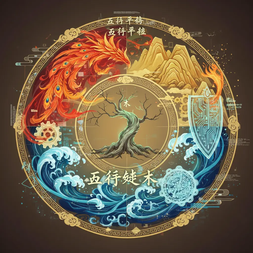 五行平衡 - 五行缺木