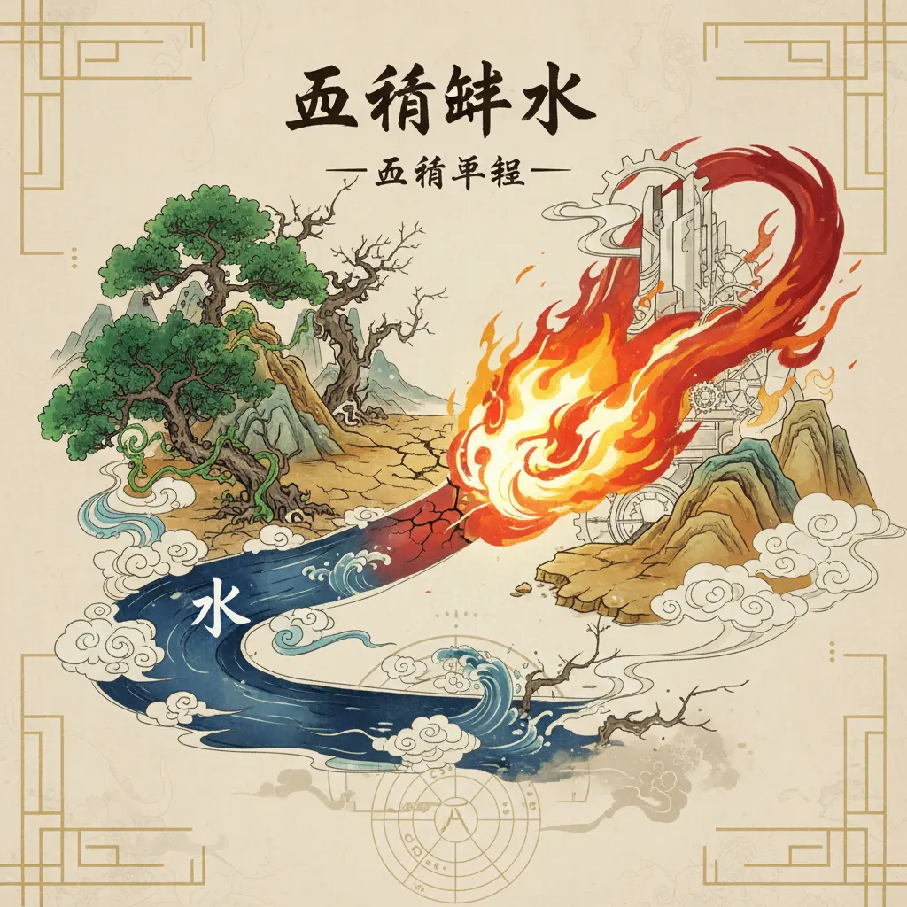 五行平衡 - 五行缺水