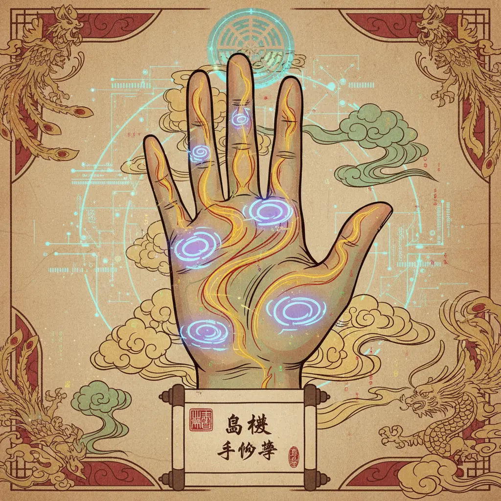 手相學 - 島紋
