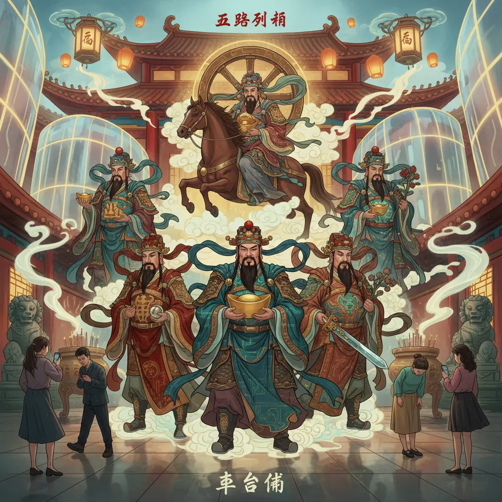 車公廟 - 五路財神