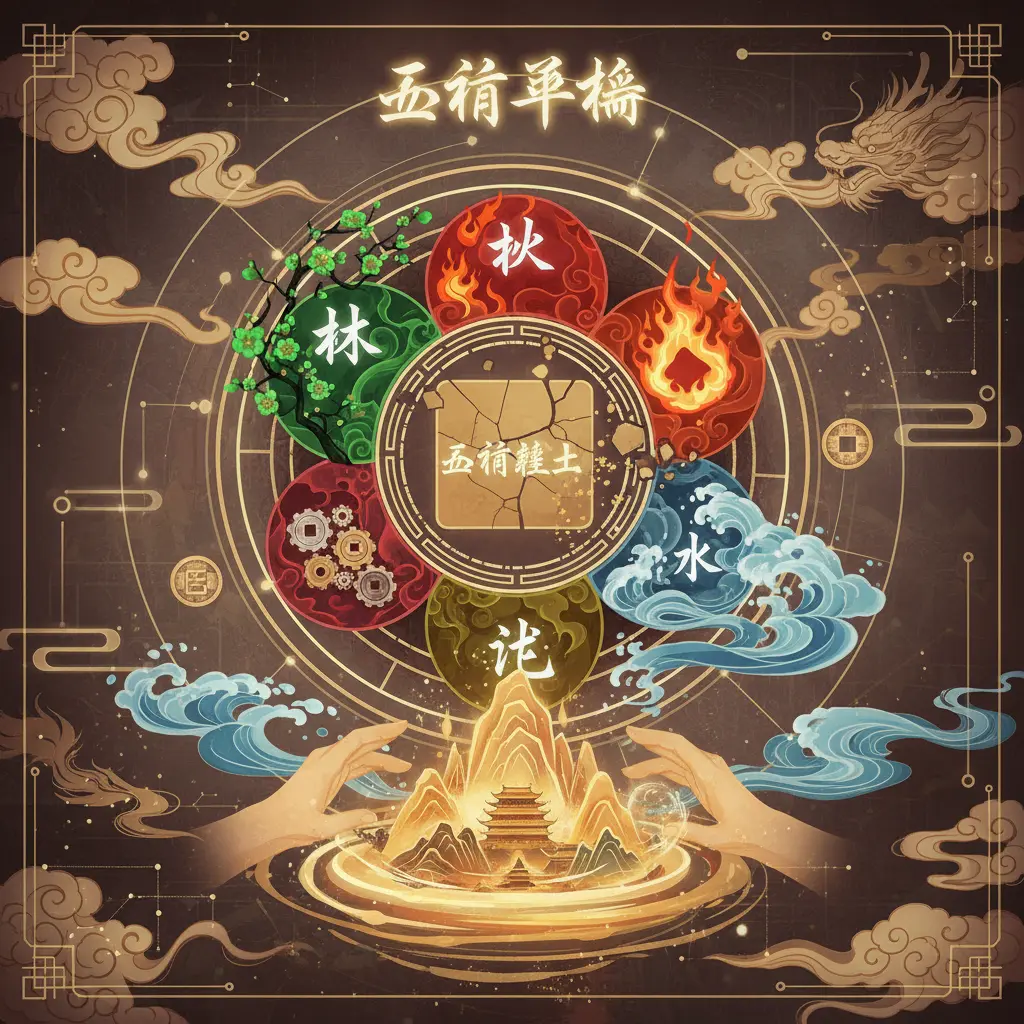 五行平衡 - 五行缺土