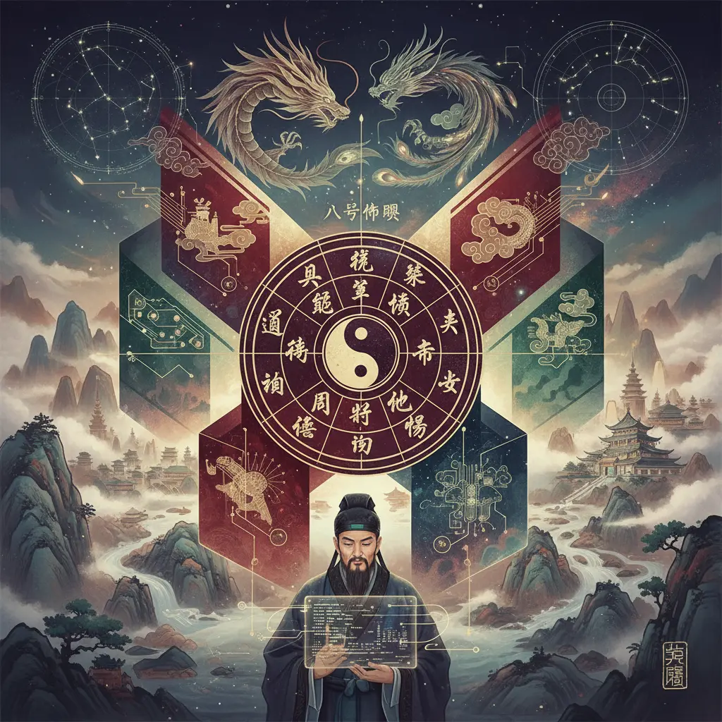 八字命理 - 八字命盤